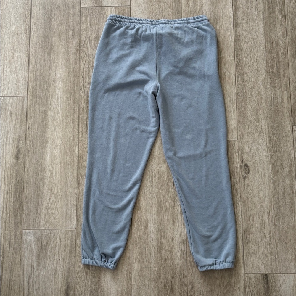 Madewell Light Blue Super Soft Jogger Sweatpants With Pockets Size Medium - Picture 10 of 11